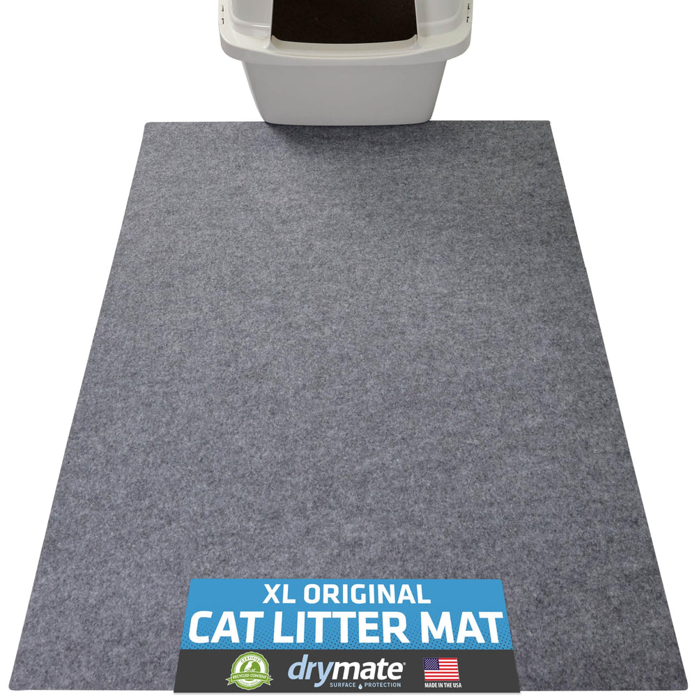 Drymate XL Original Cat Litter Mat protege los pisos reteniendo desorden