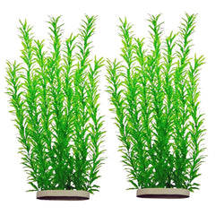 dskoiph plantas artificiales para acuario verde, altura de 21 pulgadas, decoración duradera.