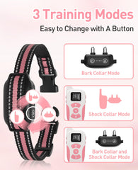 DTCollar funciones Beep vibracion choque para entrenamiento versátil