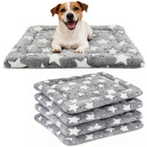DTKIUSDKR cama-perro-jaula reversible 4 piezas, confort para dormir
