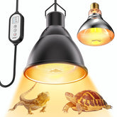 DTZY lámpara reptil domo 7'' con calor uniforme para reptiles