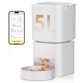 DUDUPET alimentador para gatos con control por app y WiFi 5GHz.