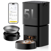 DUDUPET Dispensador de alimento para gatos con tanque de 5L para mayor autonomía.