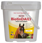 Durvet BIOTIN diario 10lb: bolsa de gránulos sabor manzana para cascos sanos
