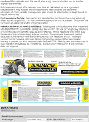 Caballo recibiendo Durvet Duramectin Pasta durante la aplicación oral