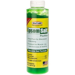 Durvet Equine gel flujo para aposito con sales de Epsom, útil para molestias en caballos.