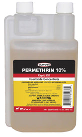 Durvet Permetrina EC 10% en botella, uso externo para mascotas