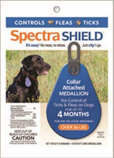 Durvet Spectra Shield, medallón de collar, protege contra pulgas y garrapatas sin químicos.