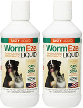 Durvet WormEze liquido para perros y gatos, facil de administrar.