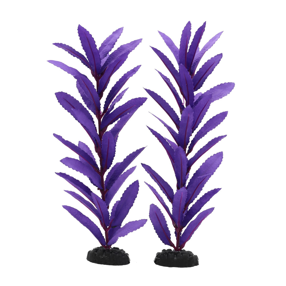DVHEY plantas de acuario de seda moradas de 12 pulgadas para pecera, refugio visual