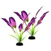 DVHEY plantas de seda para acuario Betta, 8 pulgadas, morado, decorativas y seguras para las aletas.