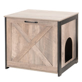 Dwanton caja de arena para gato, mueble oculto y elegante para la sala.