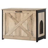 Dwanton caja de arena oculta: diseño elegante y mesa auxiliar para salón