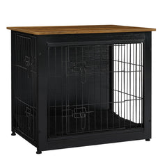 Dwanton jaula para perro con cojín, ideal para descanso cómodo en interiores.