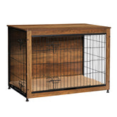 Dwanton jaula para perro con puertas dobles facilita entrada segura.