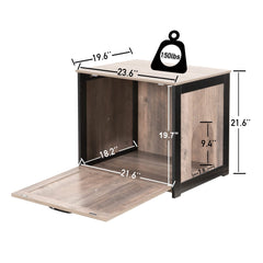Dwanton mueble versátil, sirve como mesa lateral o mesita de noche.