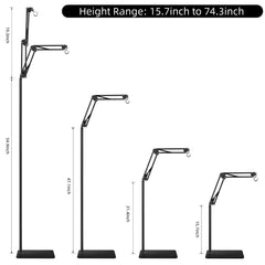 DXOPHIEX brazo ajustable con giro 360 grados para posicionar la luz