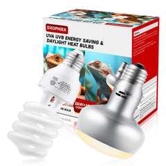 DXOPHIEX lampara termica para reptiles, calor suave para un solario cómodo.