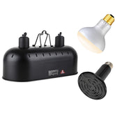 DXOPHIEX luz reptil dual 150W Basking: mejora el calentamiento diurno para reptiles.