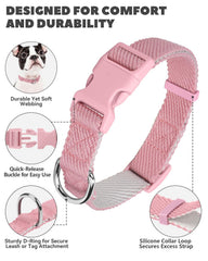 Dynmeow collar con hebilla de liberación rápida, fácil uso en paseos.