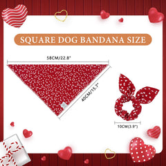 Bandana ajustable E-Clover 42 cm; se adapta a perros pequeños.