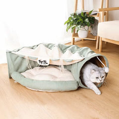 EAEDMY tunel cama gato con arco descanso y juego