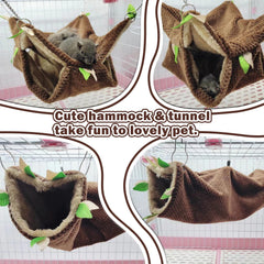 EAEDMY túnel para hurón: escondite seguro para explorar.