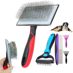Cepillo EAFBAO con puntas extralargas para perros grandes, desenreda y reduce pelo suelto.