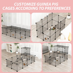 Configuración versátil en forma cuadrada o rectangular para distintas mascotas.