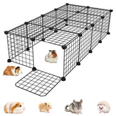 EAROND jaula expandible con puerta y techo, ideal para espacios pequeños.