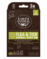 Earth Animal Apothecary spot-on para gatos con cedro y menta para protección natural.