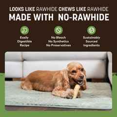 Earth Animal No Hide Chews hecho en EE. UU. con cerdo criado de forma humana