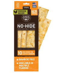 Earth Animal No Hide Strips: empaque de 10 unidades para meriendas seguras.