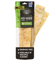 Earth Animal No Hide Strips, paquete de tiras para perros, merienda sabrosa