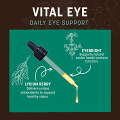 Vital Eye de Earth Animal, gotas para uso diario en perros y gatos