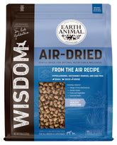 Earth Animal Wisdom: comida deshidratada al aire, bolsa de 8 lb lista para alimentar.
