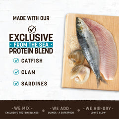 Earth Animal Wisdom: mariscos del mar, textura atractiva para perros selectos