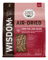 Earth Animal Wisdom bolsa de 2 libras en frente para alimentar fácilmente al perro