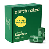 Earth Rated bolsas caca perro dobles, paseos limpios y seguros.