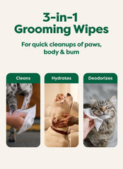 Earth Rated Pet Wipes ingredientes hidratantes para piel suave