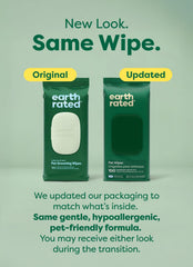 Earth Rated Toallitas para cuerpo, hidratan y limpian el pelaje