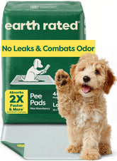 Earth Rated tapetes para cachorros con absorción 2x más rápida para entrenamiento limpio.