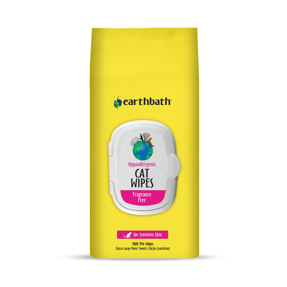 Earthbath toallitas hipoalergénicas para patas, limpieza suave y rápida