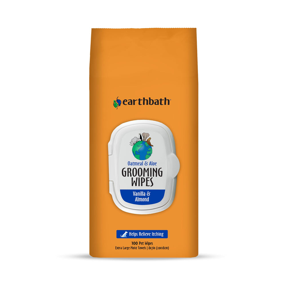Earthbath, toallitas para perros enfocadas en patas, limpieza suave y refrescante.