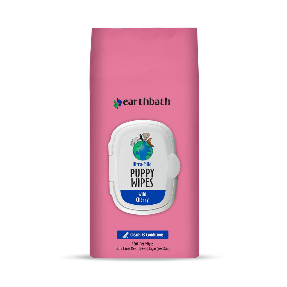 earthbath toallitas para cachorros en empaque limpieza suave