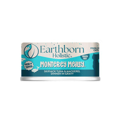 Earthborn Holistic Monterey Medley: lata abierta, presentación atractiva para estimular el apetito.