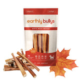 Earthly Maplewood palitos de res ahumados para perro grande con aroma a barbacoa