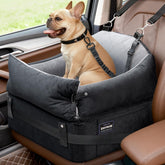 EastBLUE asiento elevador para perro en coche mejora la vista y la comodidad