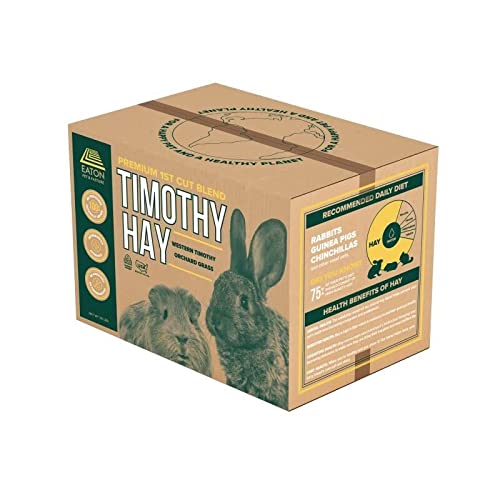 Eaton Pet and Pasture: caja de 25 libras de heno, ideal para alimentación diaria.