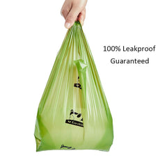 Bolsas ECO-CLEAN resistentes a fugas con mayor grosor para limpieza higiénica.